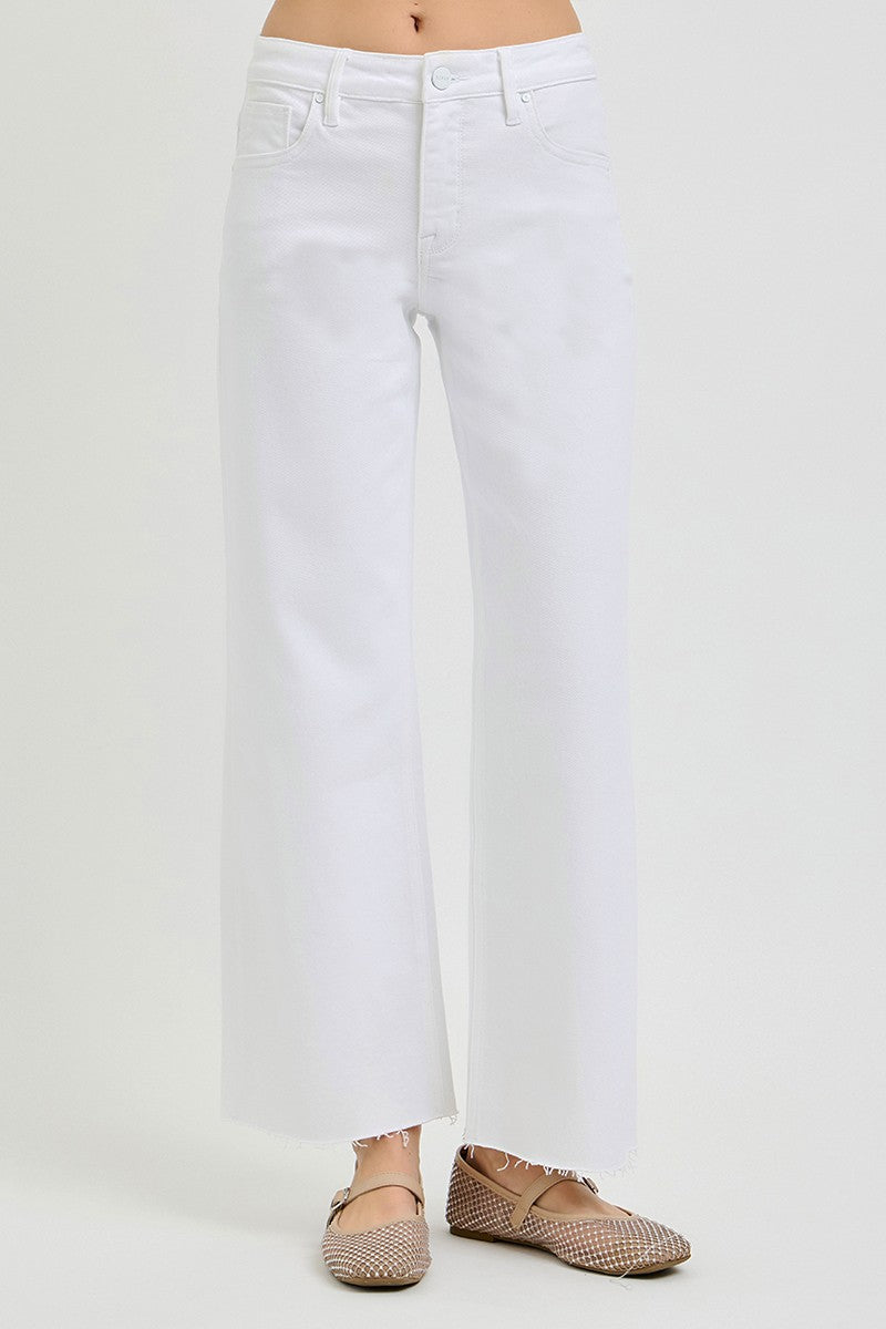 Franklin Mid-Rise Straight Denim