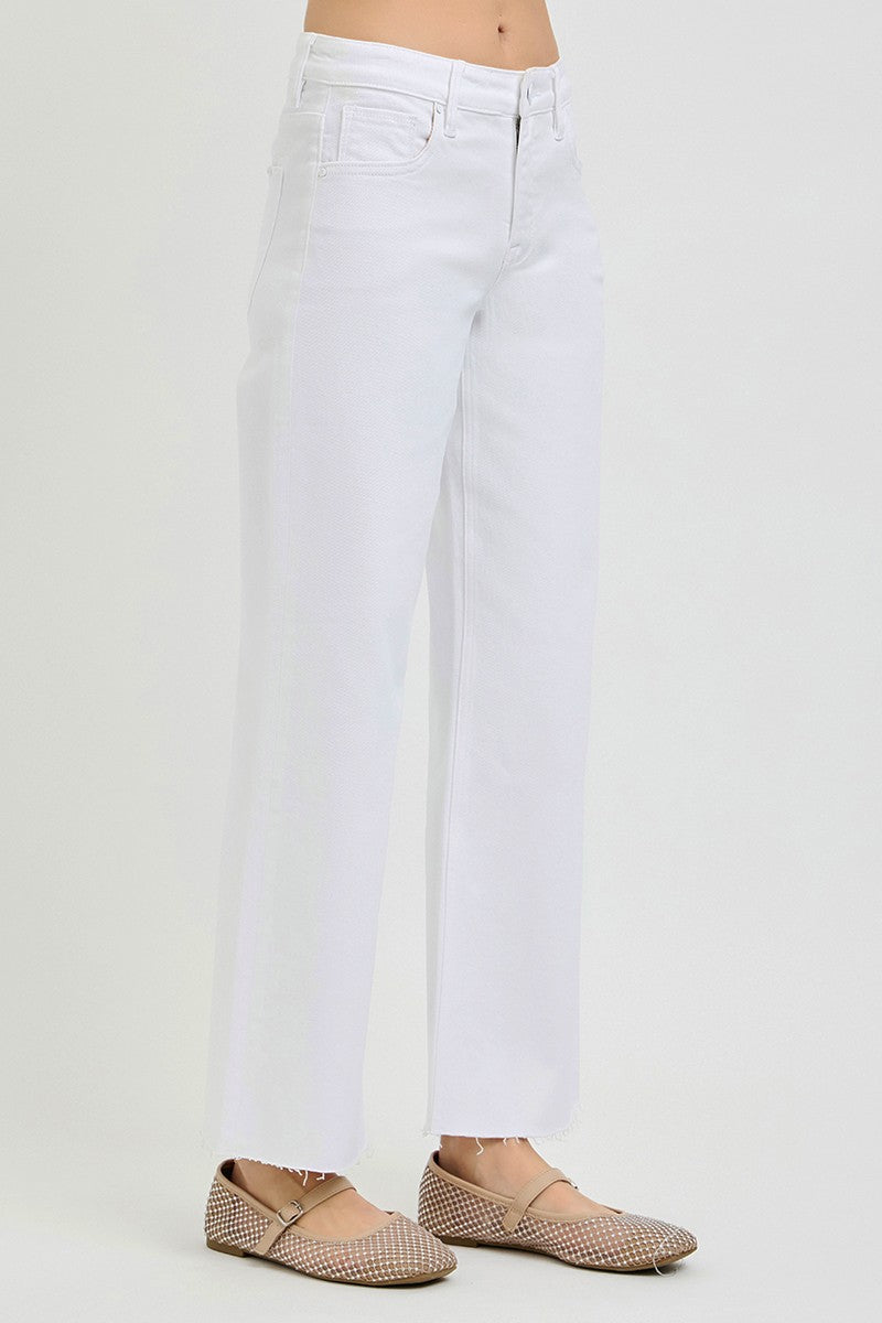 Franklin Mid-Rise Straight Denim