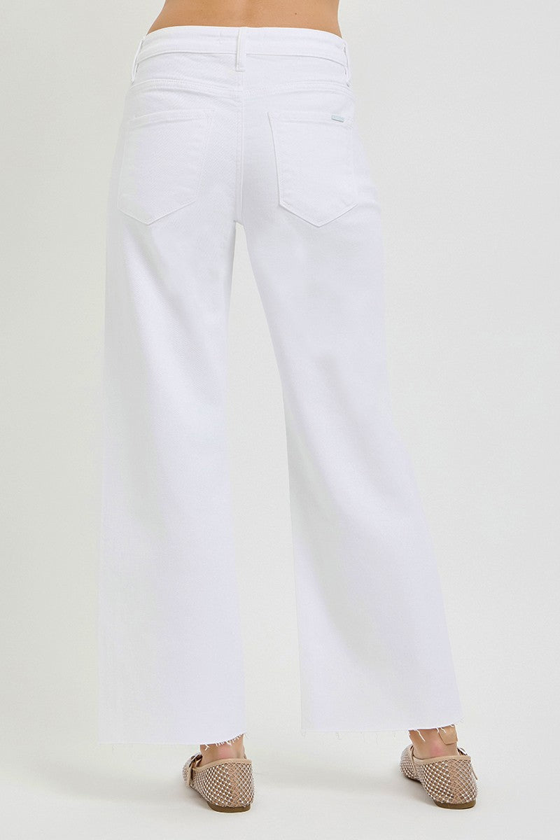 Franklin Mid-Rise Straight Denim