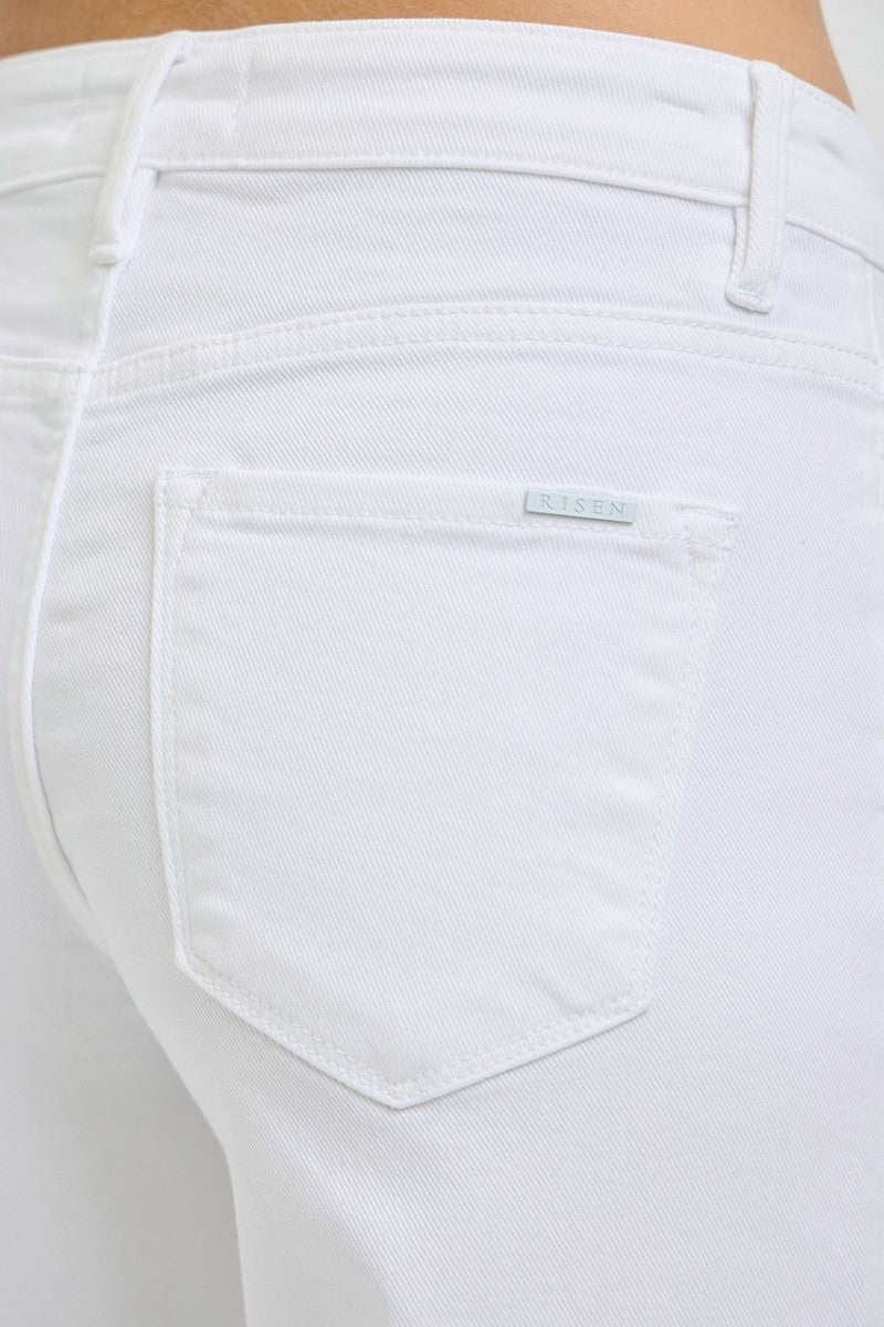 Franklin Mid-Rise Straight Denim