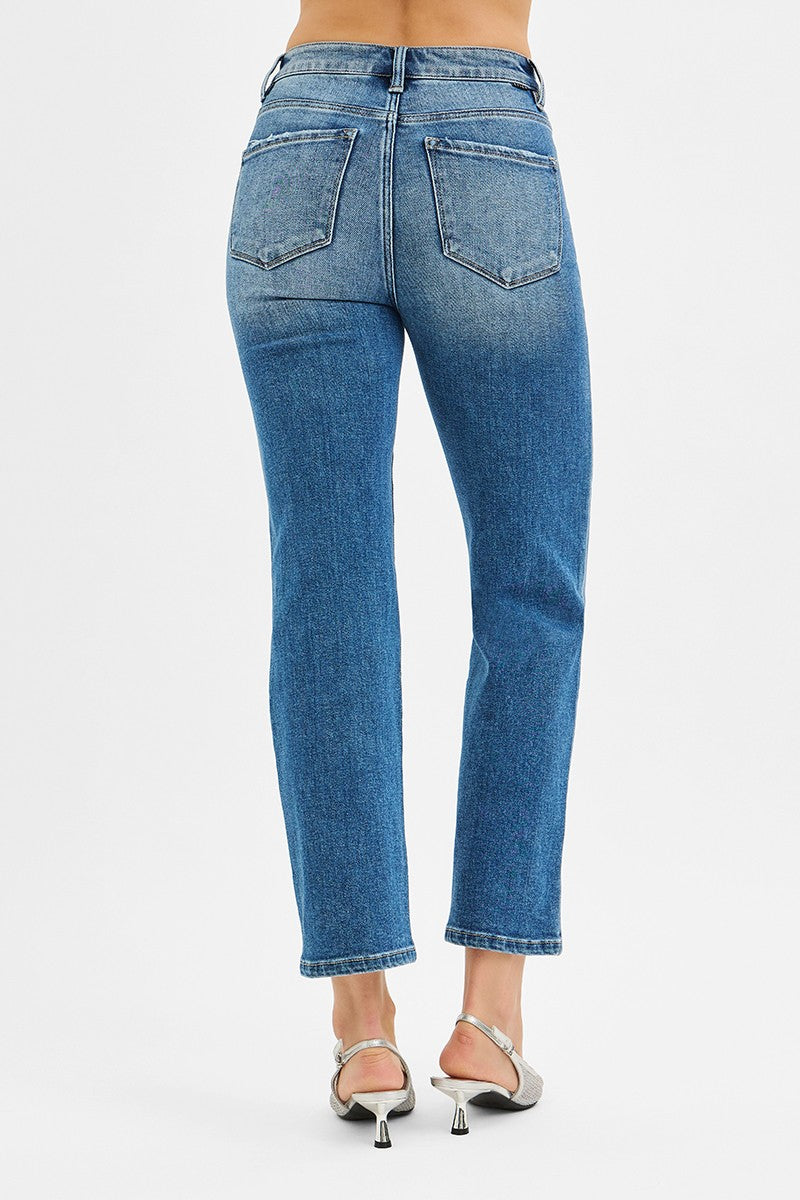 Rory High-Rise Straight Denim