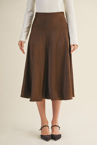 Rialto Satin Skirt