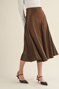 Rialto Satin Skirt