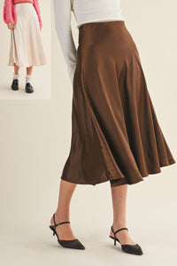 Rialto Satin Skirt