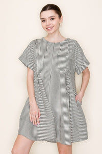 Cotton Striped Dress