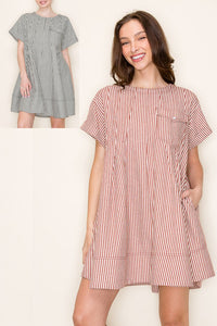 Cotton Striped Dress
