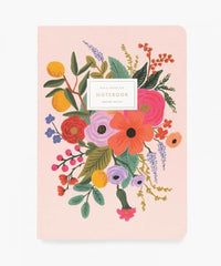 Garden Party Stitched Notebooks S/3