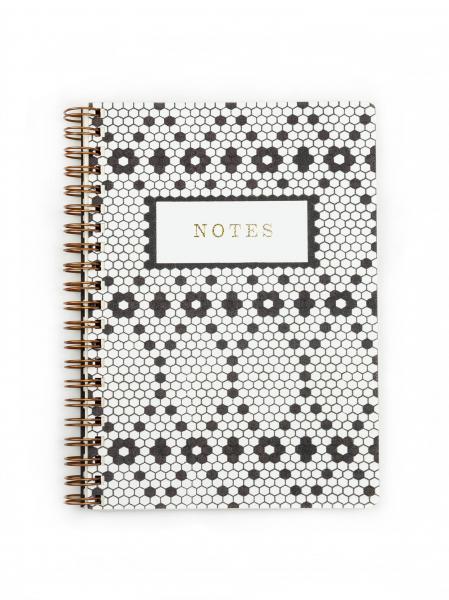 Retro Tile Handmade Notebook