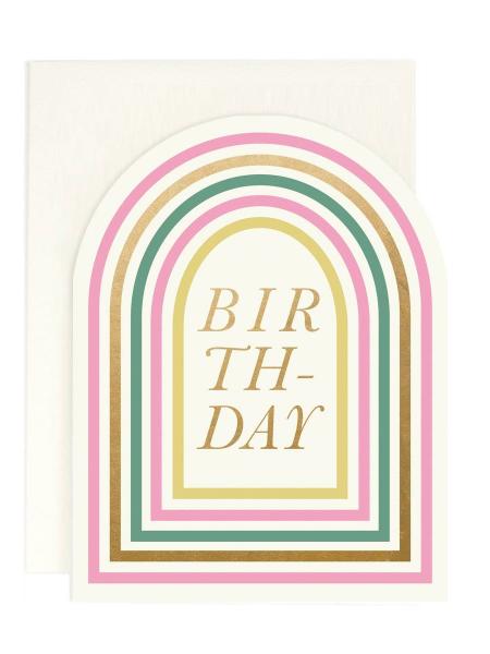 Arched Birthday Card