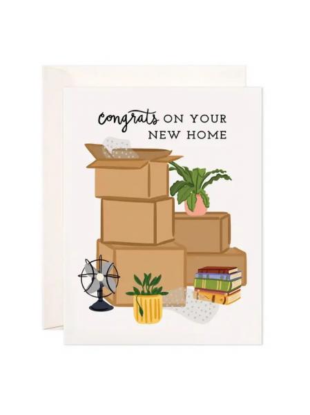 Moving Boxes Card