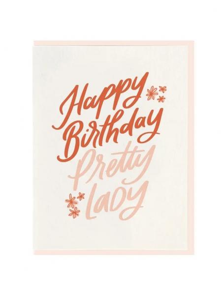 Pretty Lady Birthday Card