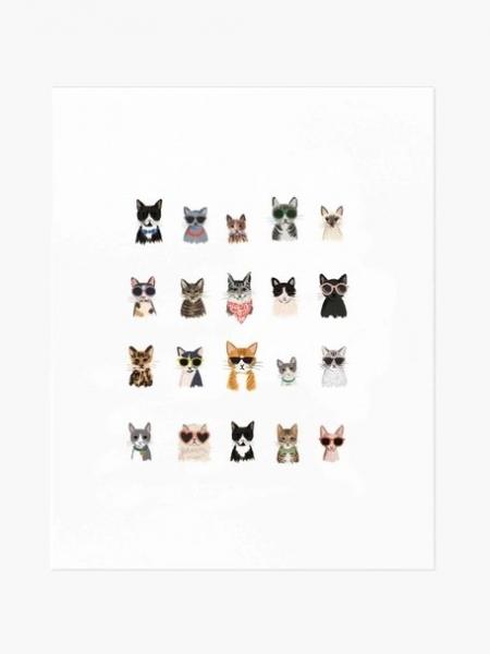 Cool Cats Art Print