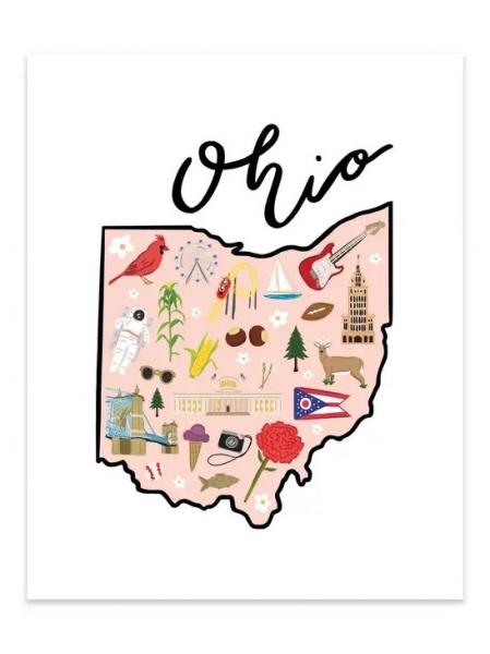 Ohio State Art Print