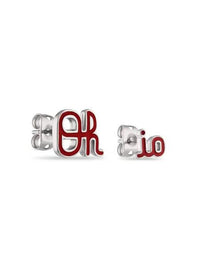 Ohio State Script Stud Earrings