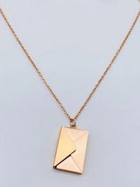 Opening Envelope Necklace