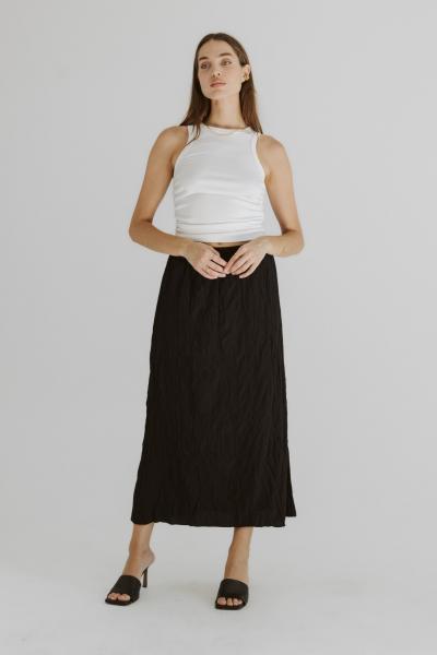 Long Crinkle Skirt