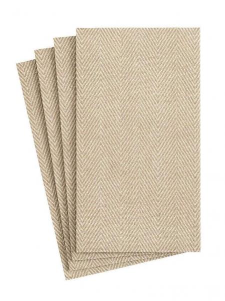 Jute Natural Guest Towels - Pack of 20