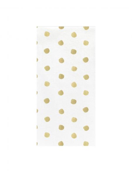Linen Dot Guest Towels - Pack of 20