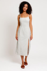 White Denim Dress